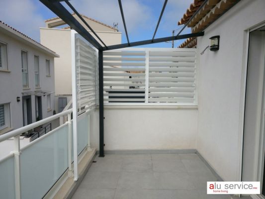 brise soleil BSO orientable pour balcon sur mesure